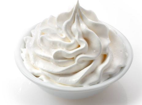 whiped cream